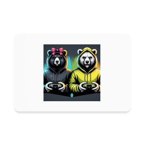 Gamer Bears - Rectangle Magnet