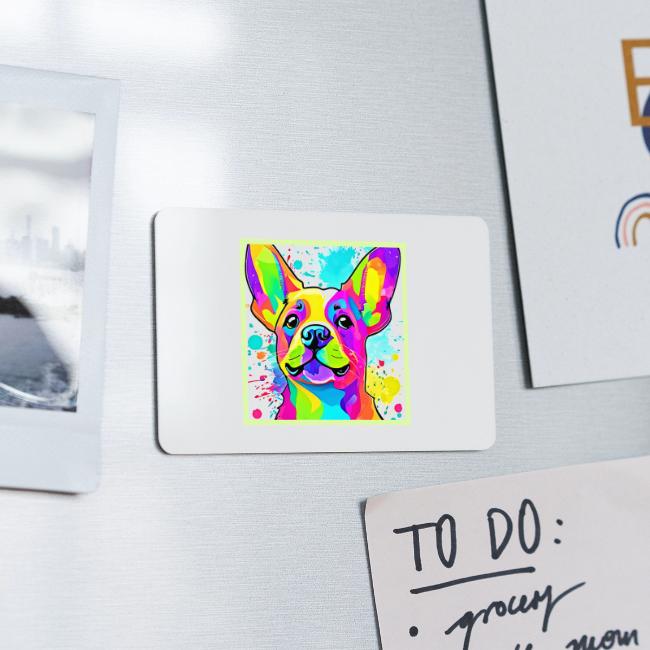 Vibrant Frenchie Bulldog Puppy Art