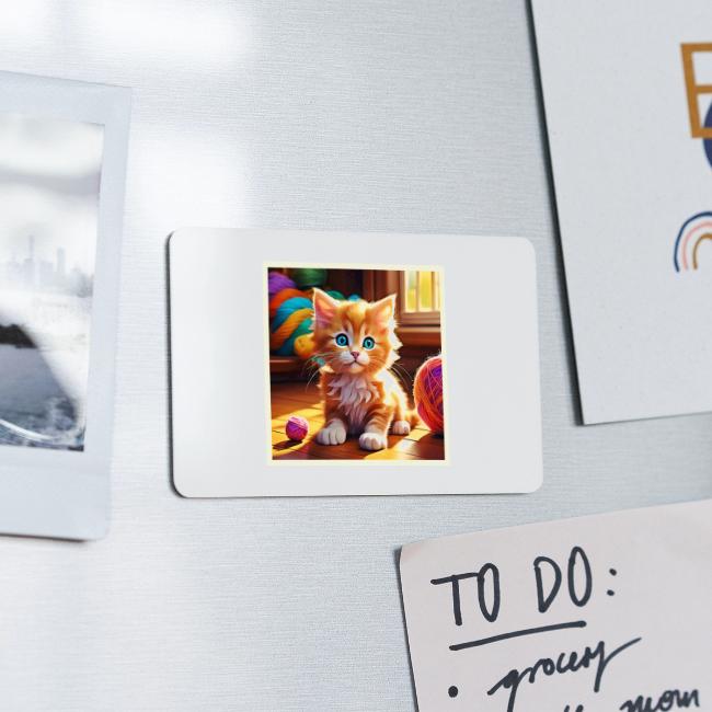Cute Orange Kitten Art
