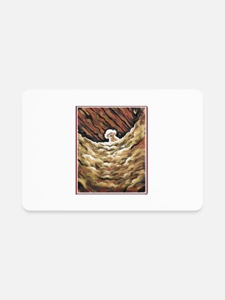 Precious - Rectangle Magnet - white - Front