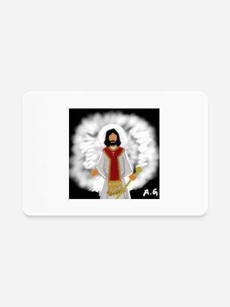 The Lord of Heaven - Rectangle Magnet - white - Front