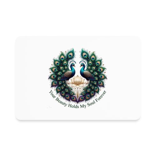 Your Beauty Holds My Soul Peacock Gifts T-Shirt - Rectangle Magnet