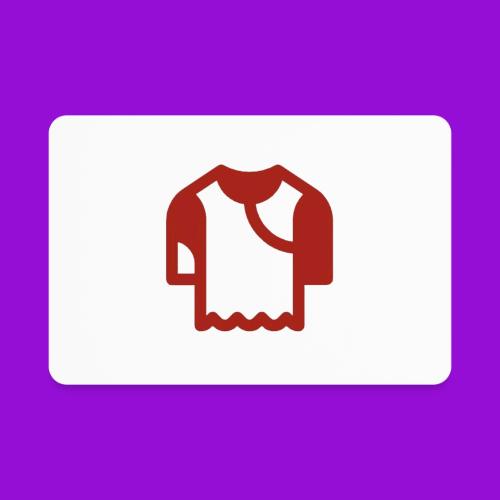 Logo outline - Rectangle Magnet