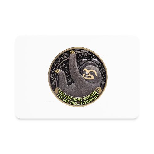 Sloth Home Watcher T Shirt - Rectangle Magnet
