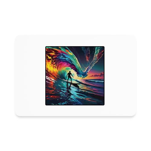 Avalon Rides A Flying Wave - Rectangle Magnet