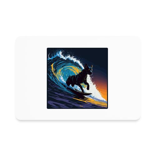 Black Dog Dawn Patrol - Rectangle Magnet