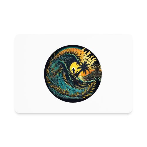 Sunrise Flower Barrel - Rectangle Magnet