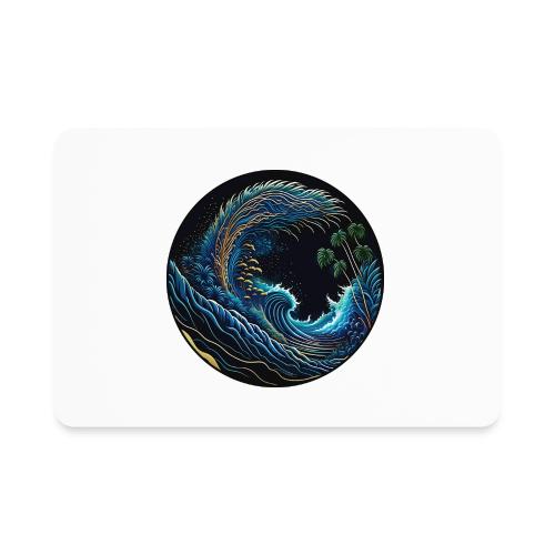 Leaf Wave - Rectangle Magnet