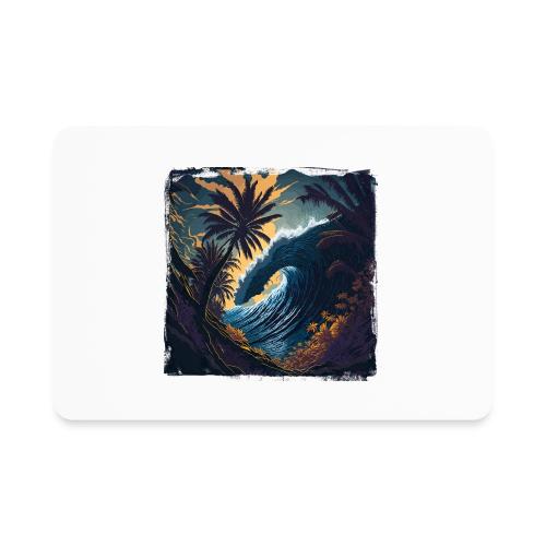 Moonlight Jungle Wave - Rectangle Magnet