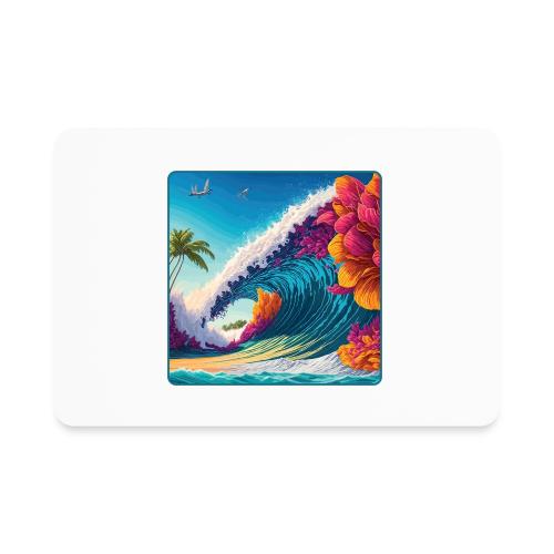 Giant Shore Pound Wave - Rectangle Magnet
