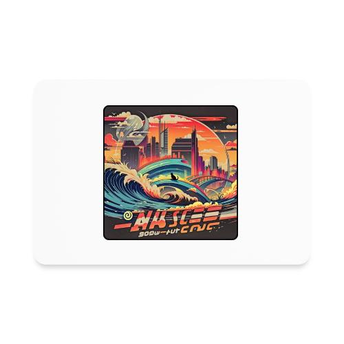 Wavecat City - Rectangle Magnet