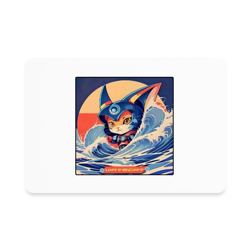 Wavecat Kitten - Rectangle Magnet
