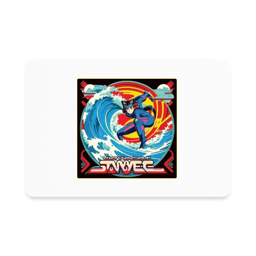 Anime Wavecat Surfer - Rectangle Magnet