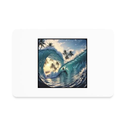 Double-Barrel Wave - Rectangle Magnet