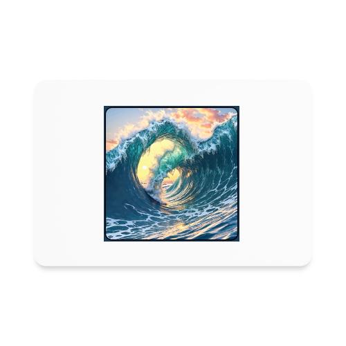 Double Barrel Wave - Rectangle Magnet