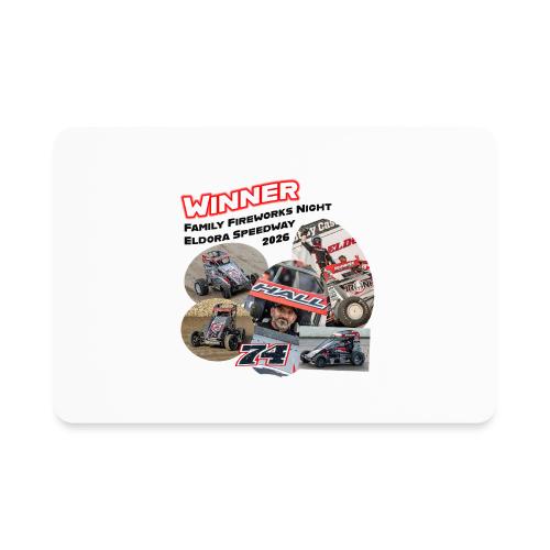 Luke Hall - Eldora Speedway FFN#1 Design 2 - Rectangle Magnet