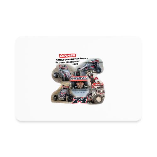 Luke Hall - Eldora Speedway FFN#1 Design 1 - Rectangle Magnet