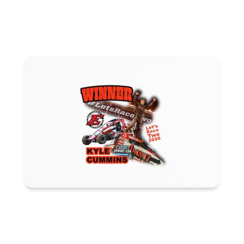 Kyle Cummins #LetsRaceTwo Winner - Rectangle Magnet