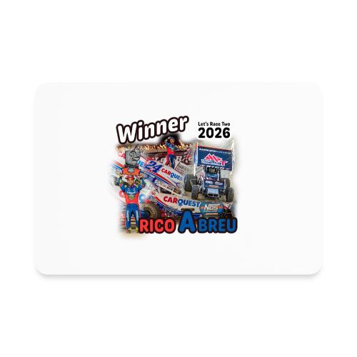 Rico Abreu #LetsRaceTwo Winner - Rectangle Magnet