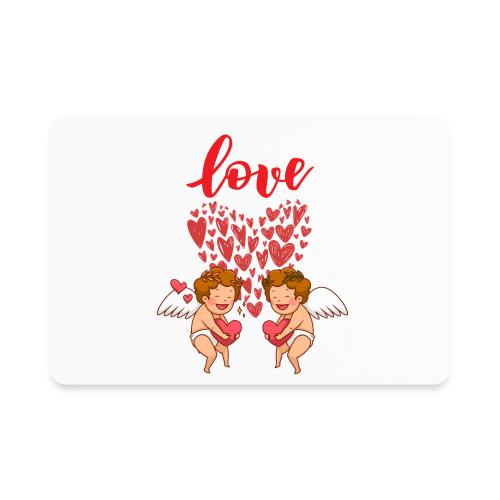 Cupid Love Designs, cupid love angel vibration. - Rectangle Magnet