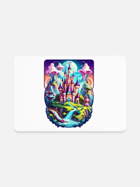 fantasy - Rectangle Magnet - white - Front