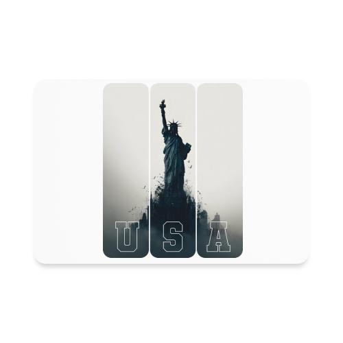 USA: Liberty Rising Over Manhattan - Rectangle Magnet
