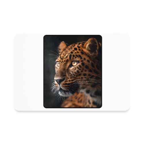 Amur Leopard Face Wildlife Design - Rectangle Magnet