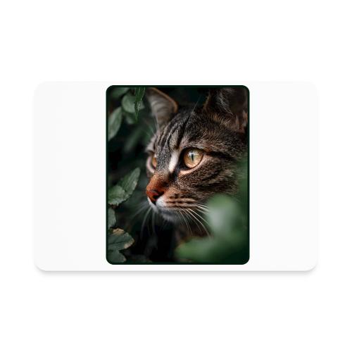 Tabby Cat Jungle Eyes Design - Rectangle Magnet