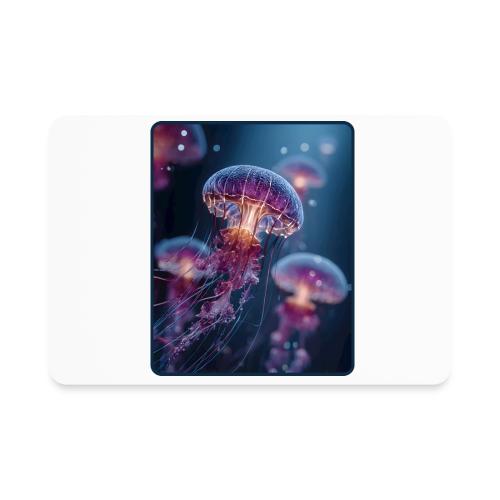 Glowing Jellyfish Deep Sea Design - Rectangle Magnet