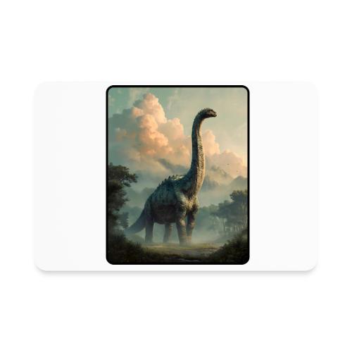 Brachiosaurus Prehistoric Scene Design - Rectangle Magnet