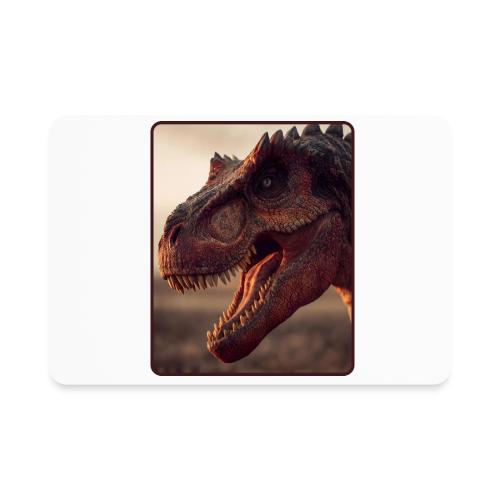 T Rex Roaring Close-Up Design - Rectangle Magnet