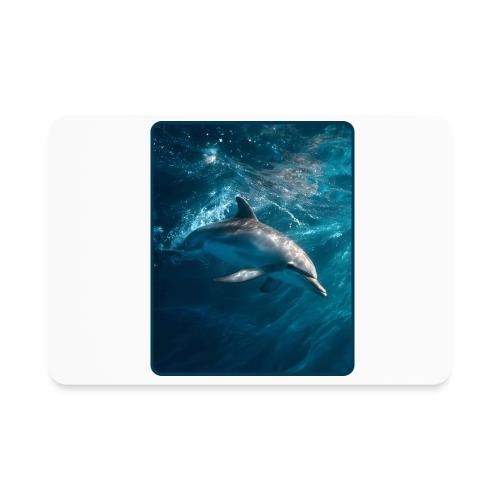 Dolphin Sunlit Ocean Serenity Design - Rectangle Magnet