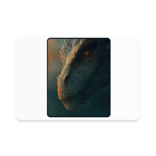 Golden Eye Dragon Close-Up Design - Rectangle Magnet