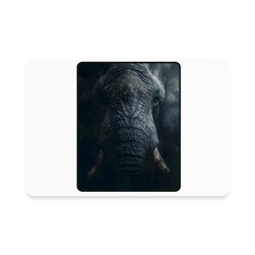 Shadow Elephant Intense Eyes Design - Rectangle Magnet
