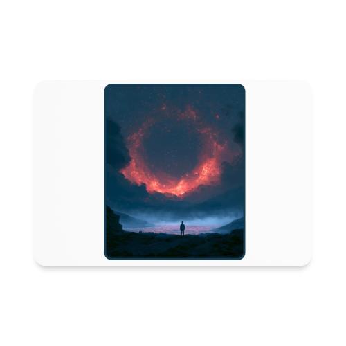 Supernova Reflection Space Scene - Rectangle Magnet