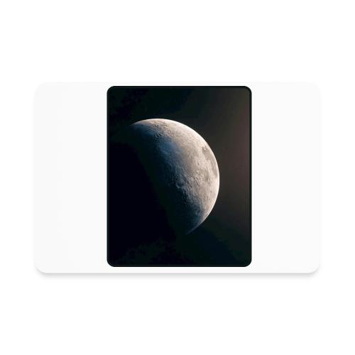 Crescent Moon Celestial Artwork - Rectangle Magnet