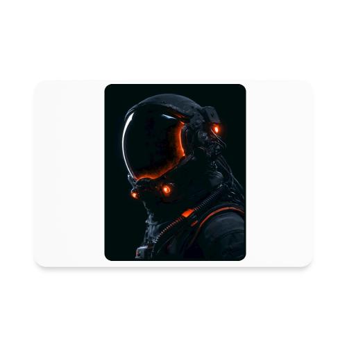 Futuristic Astronaut Helmet - Rectangle Magnet