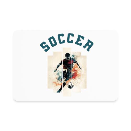 Soccer Mode On - Rectangle Magnet