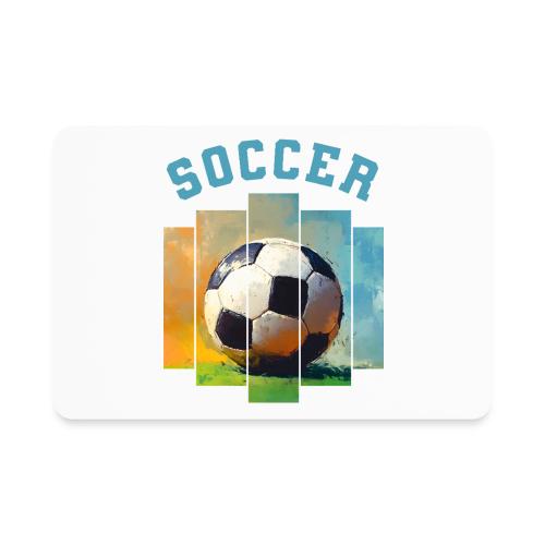 Soccer Ball Vibes - Rectangle Magnet