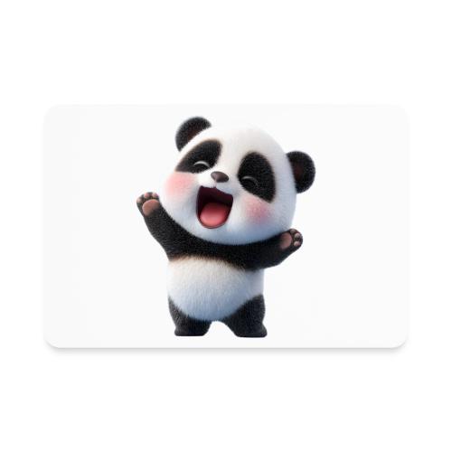 Happy Baby Panda Standing - Rectangle Magnet