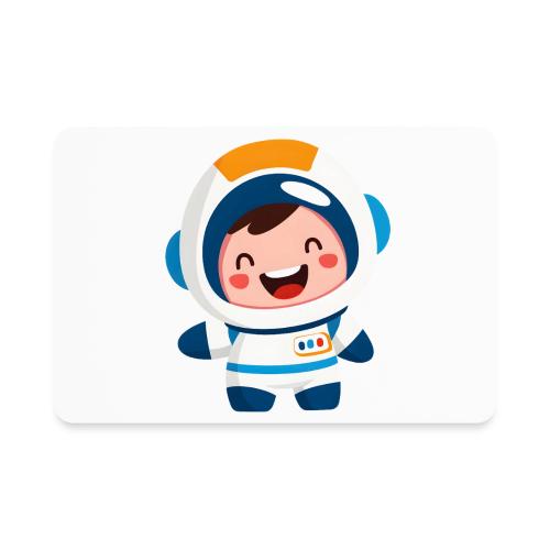 Joyful Baby Astronaut - Rectangle Magnet