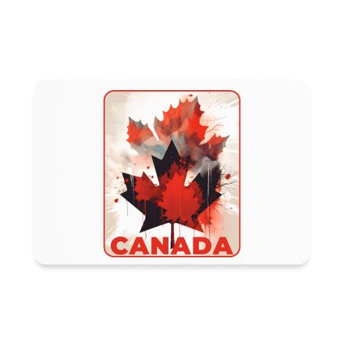 Canada Inked Leaf - Rectangle Magnet