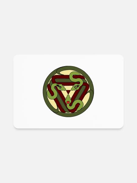 Ars magica Order of Hermes Symbol - Rectangle Magnet - white - Front