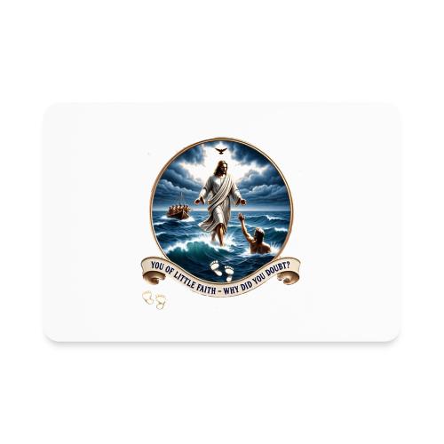 Walking On Water Faith T Shirt, Christian Miracle - Rectangle Magnet