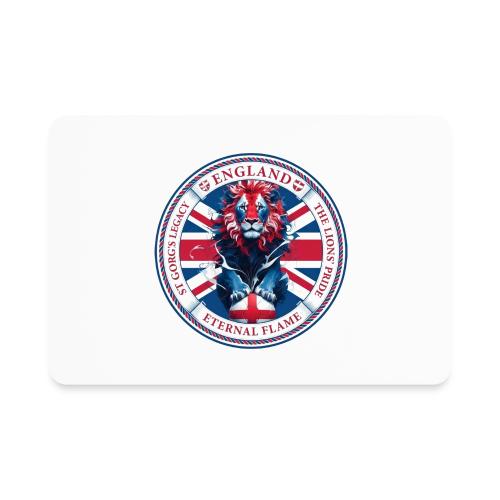England Lion Emblem T Shirt, Flag Pride Gift - Rectangle Magnet