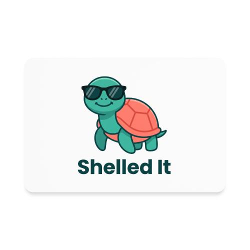 Funny Turtle Sunglasses Shelled It Cute Gift - Rectangle Magnet