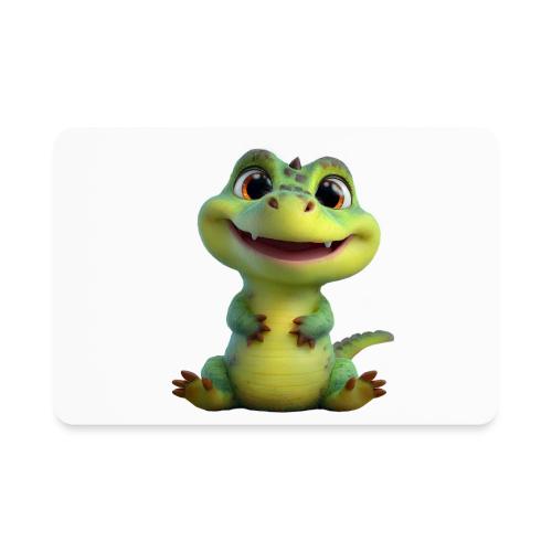 Playful Cartoon Baby Alligator - Rectangle Magnet
