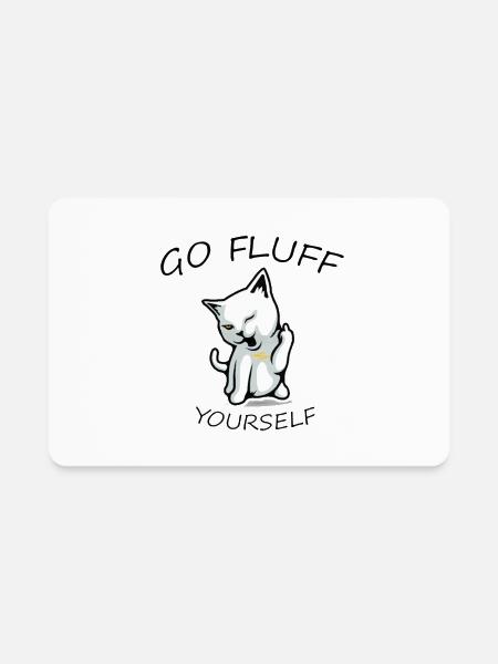 be kind be calm be safe - Rectangle Magnet - white - Front