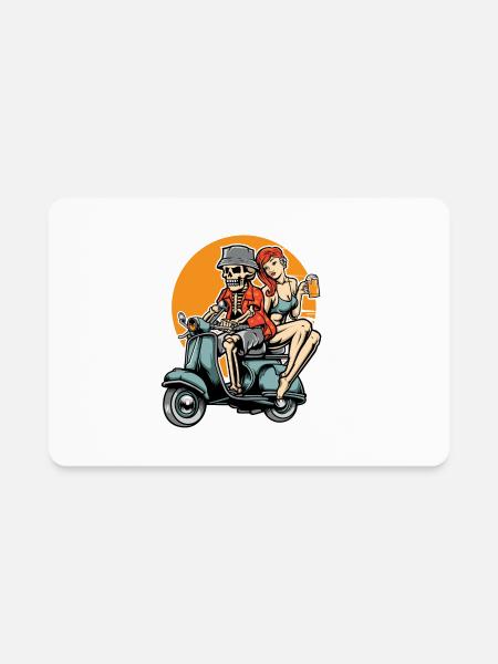 Go Holiday - Rectangle Magnet - white - Front