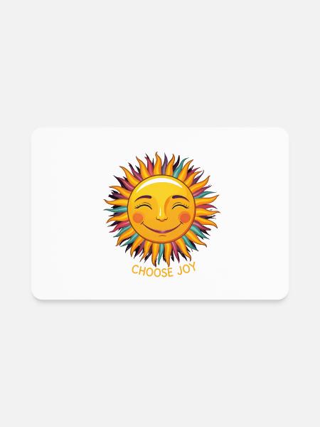 choose joy - Rectangle Magnet - white - Front